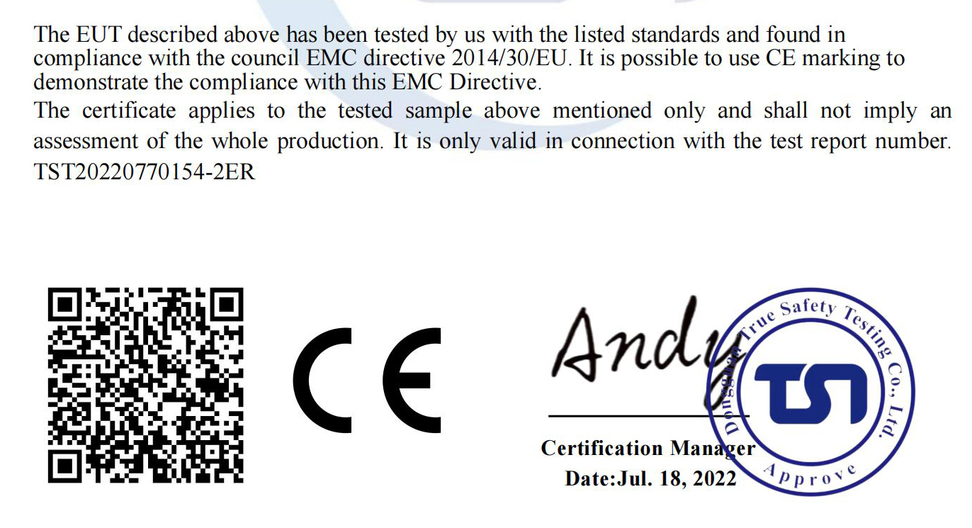 索富通歐盟CE認(rèn)證